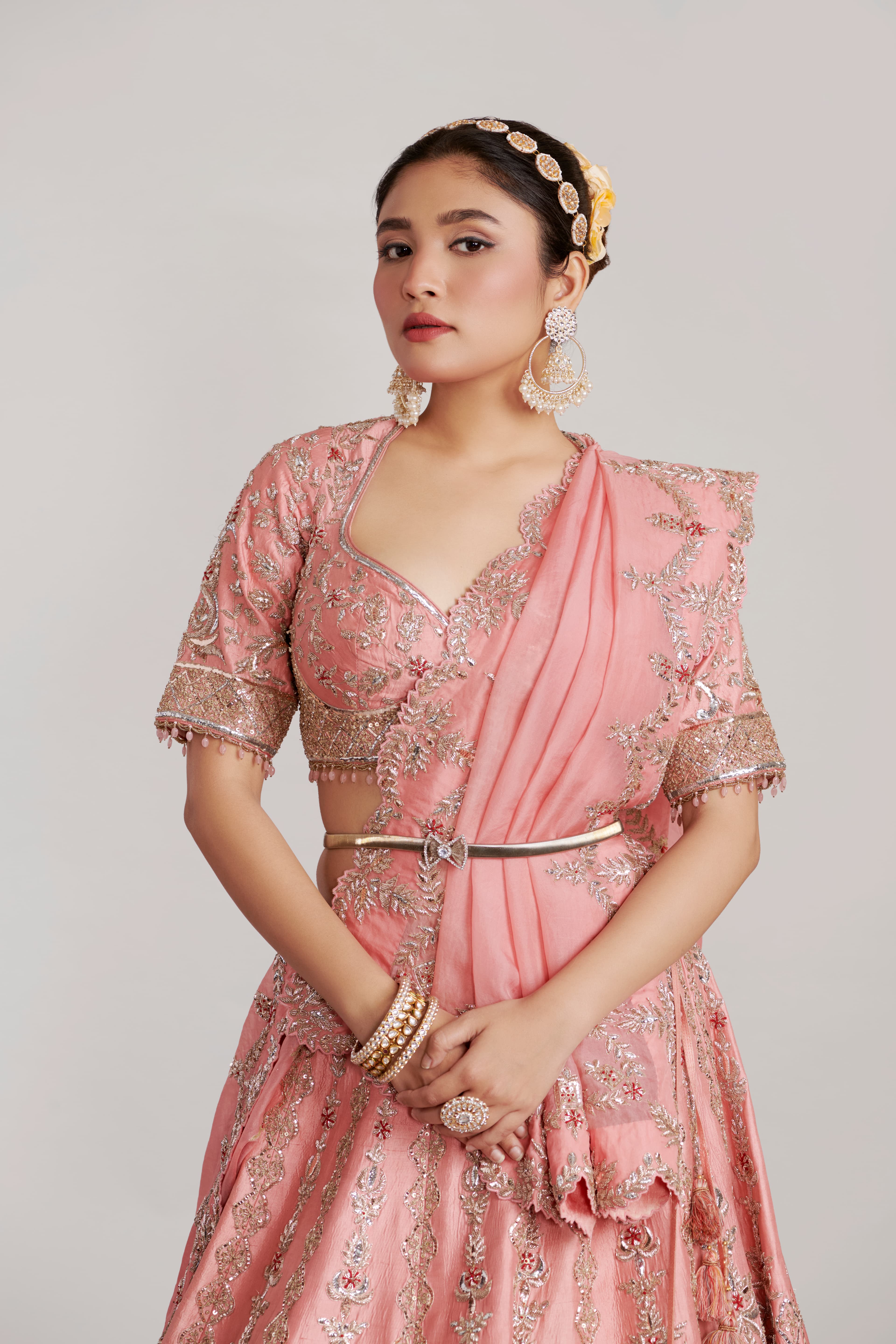 Lehenga with blouse and dupatta AS/L/023