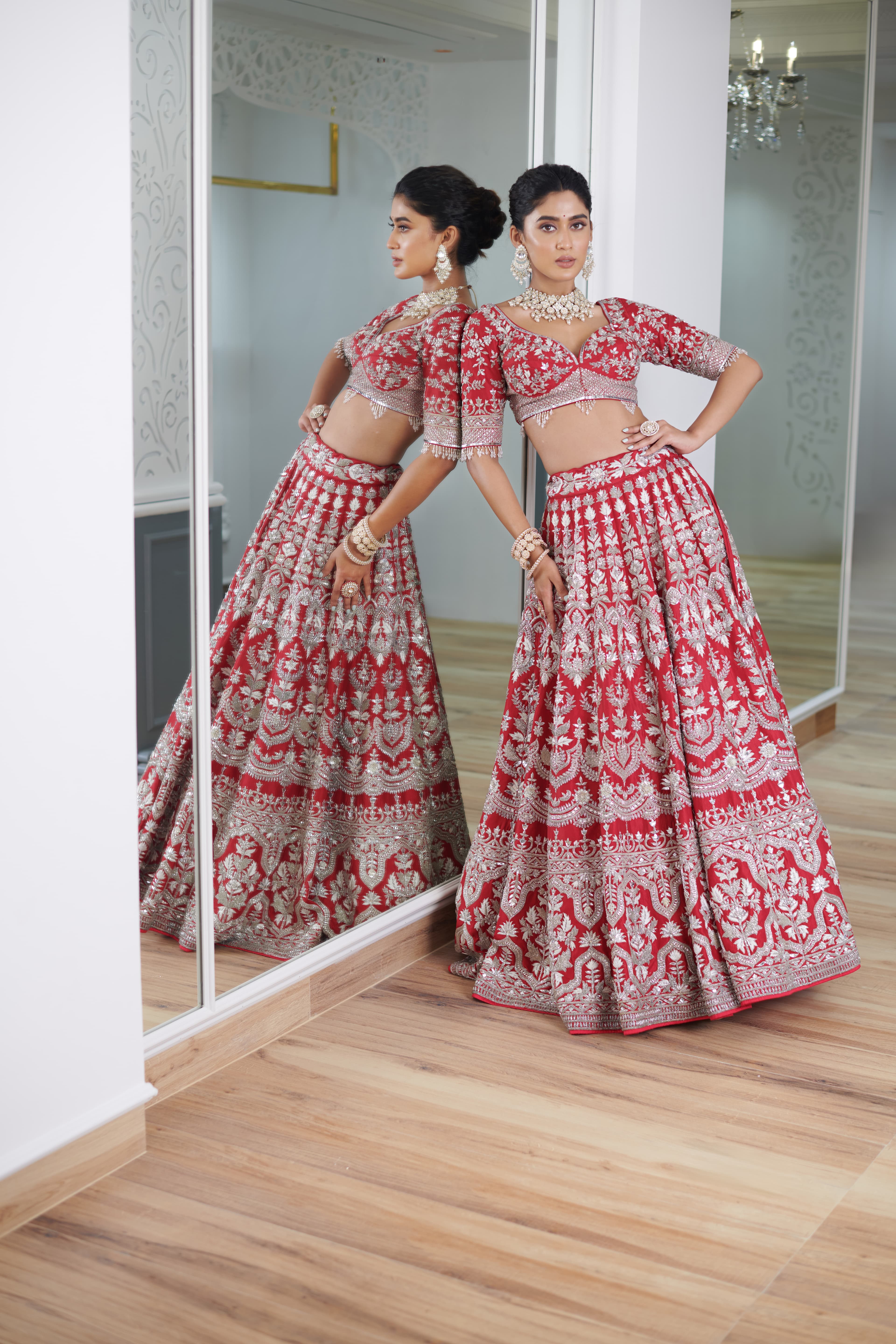 Lehenga with blouse and dupatta AS/L/024