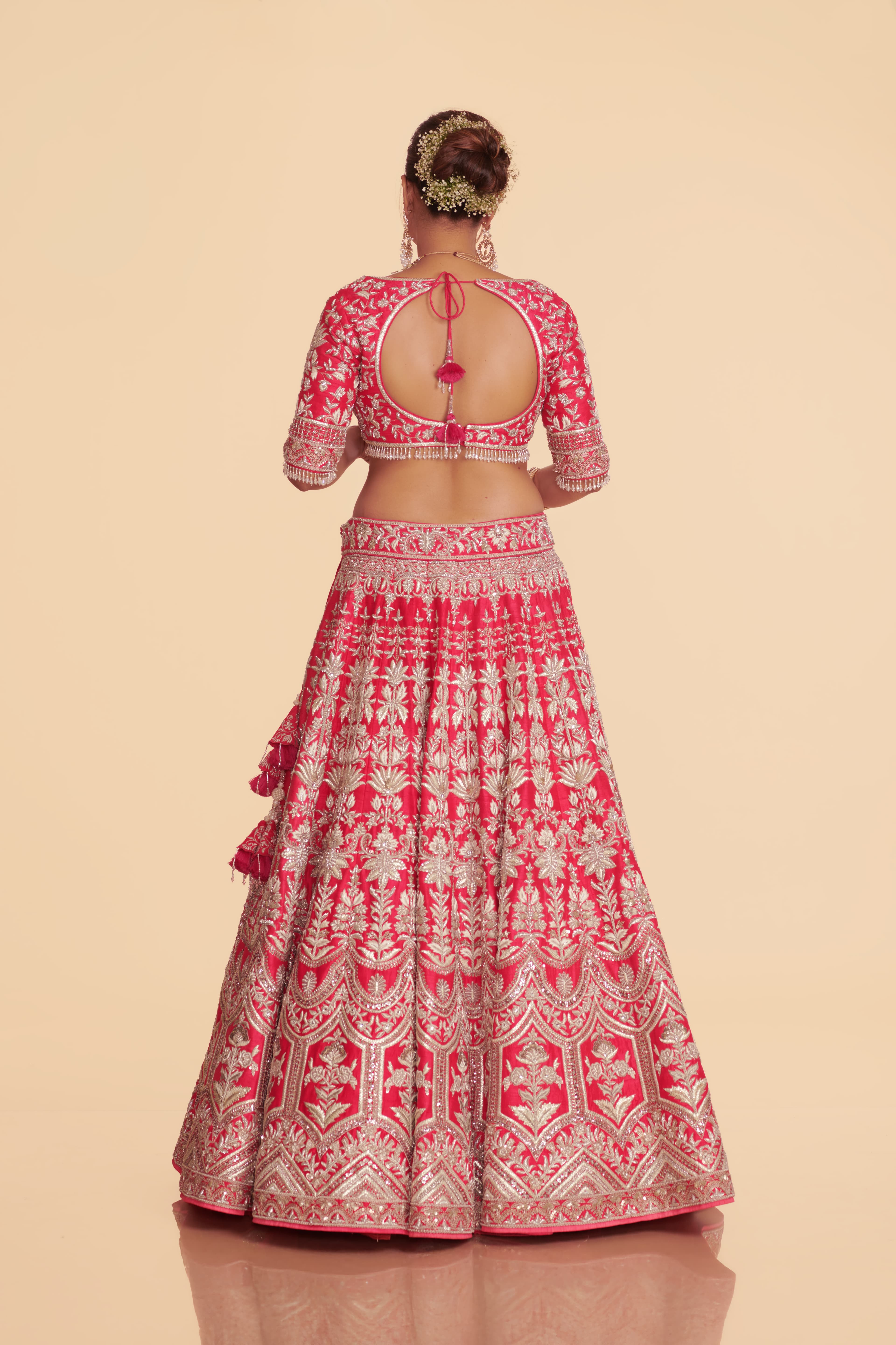 Lehenga with blouse and dupatta AS/L/026