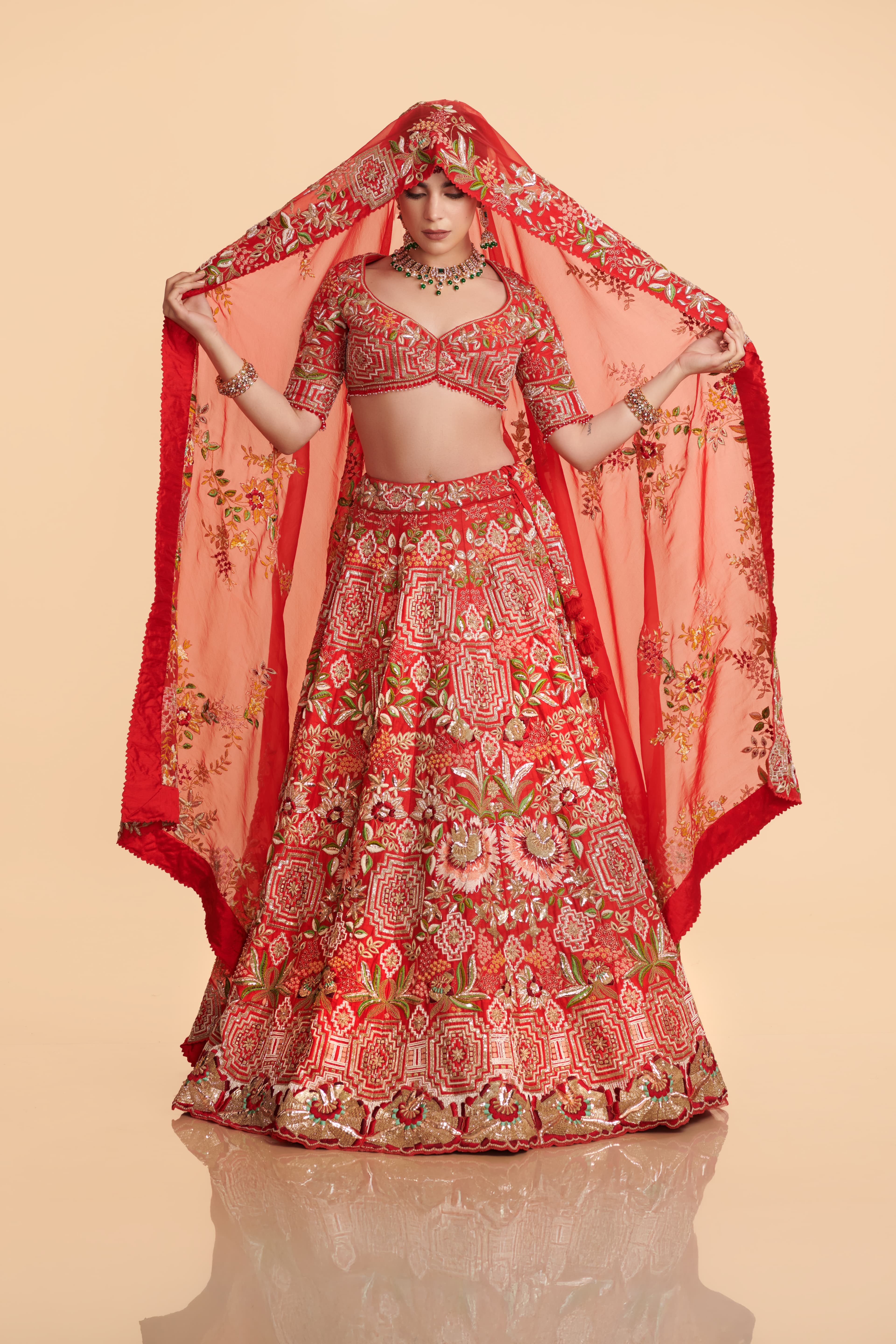 Lehenga with blouse and dupatta AS/L/028