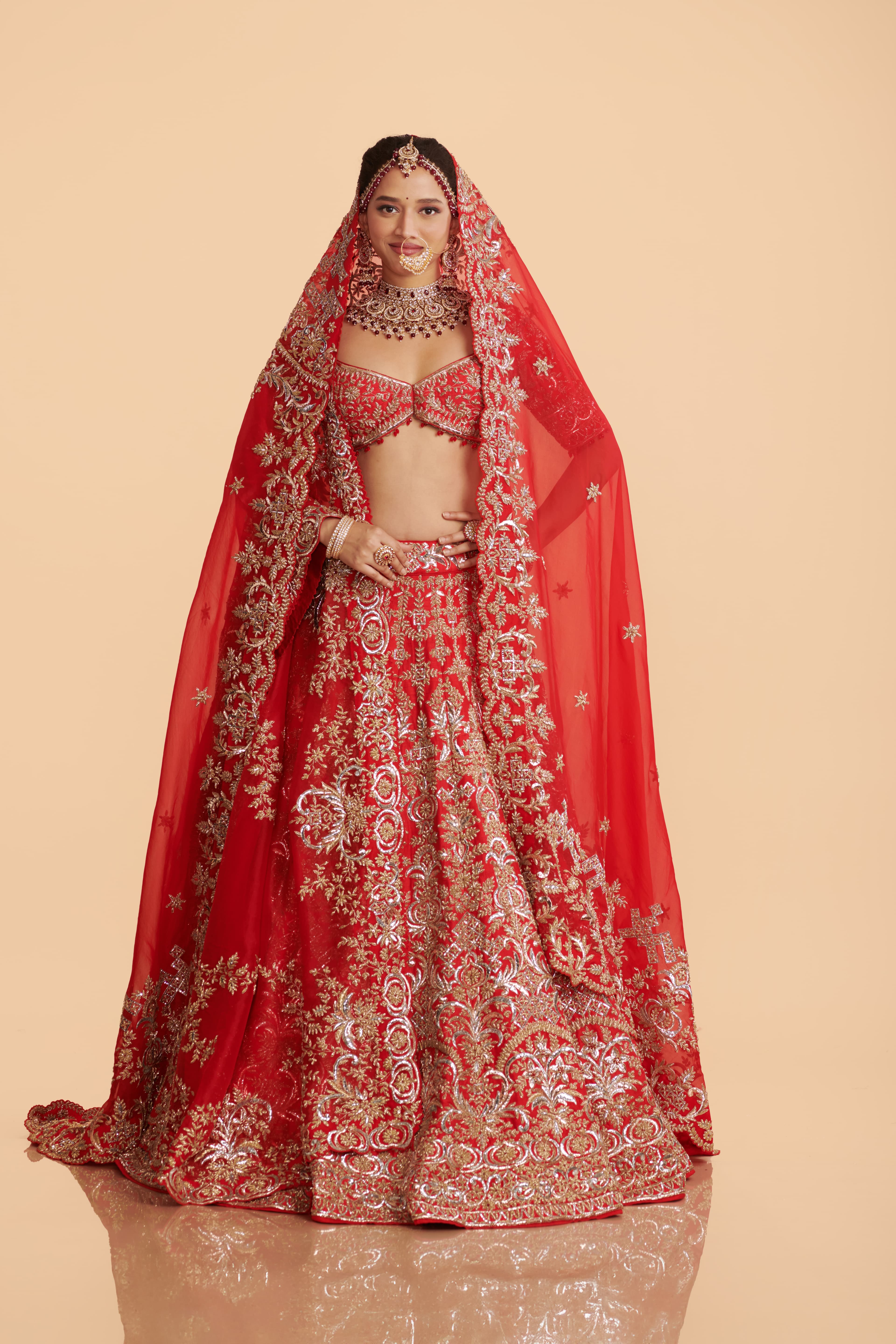 Lehenga with blouse and dupatta AS/L/030