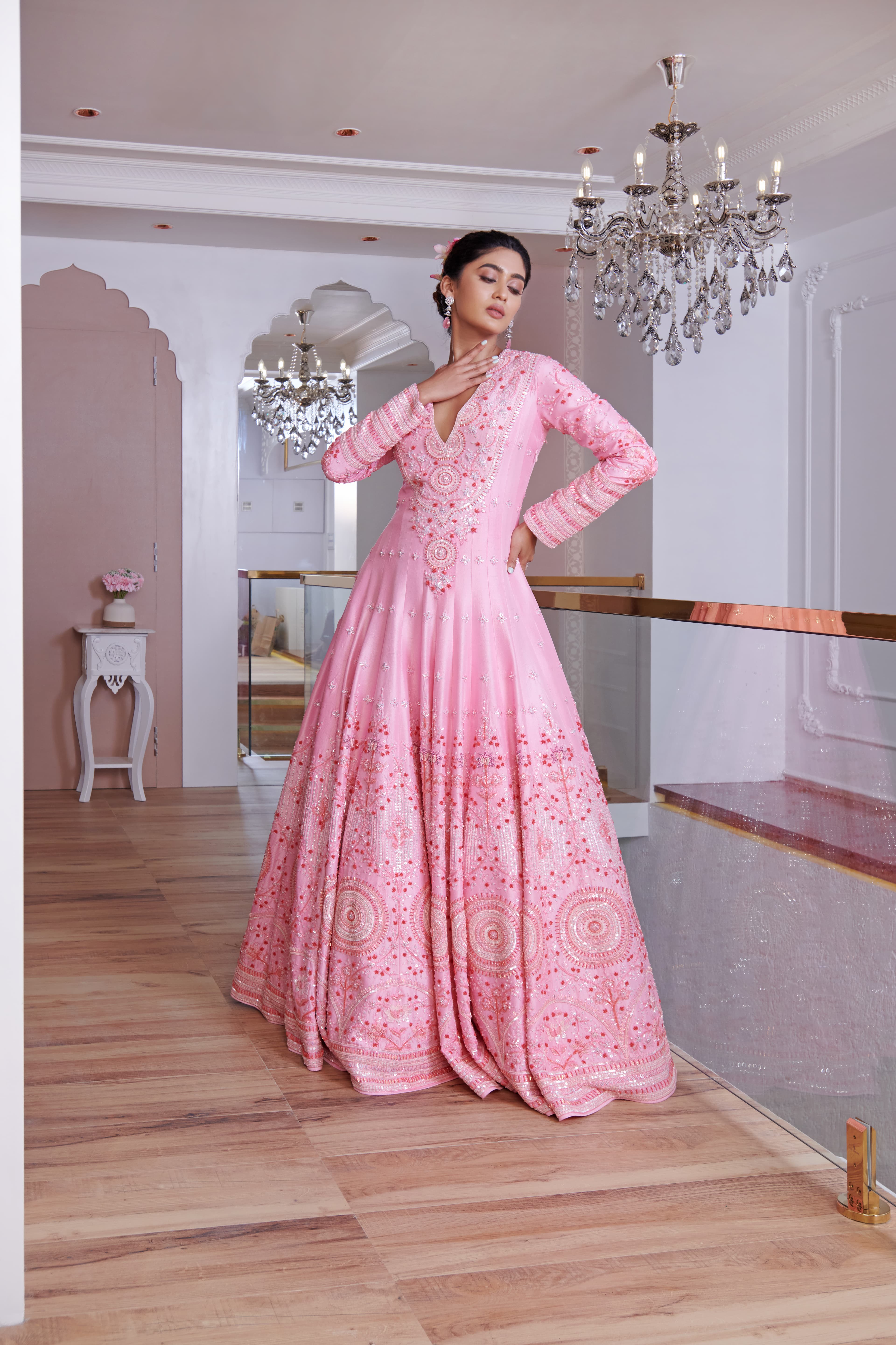 Kalidaar gown and dupatta AS/D/037 1